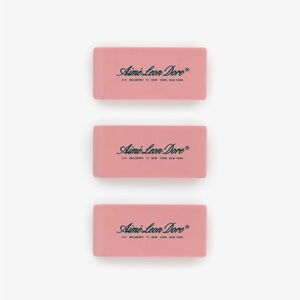Aime Leon Dore ALD Eraser 3 Pack SS22 in “Botanical Garden” Rubber Erasers